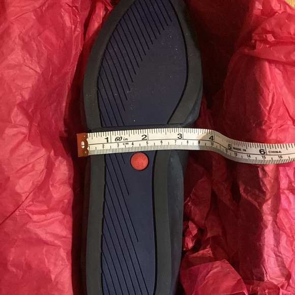 Camper Capara shoes, new in box, Size 8, navy with brown straps - Picture 5 of 6